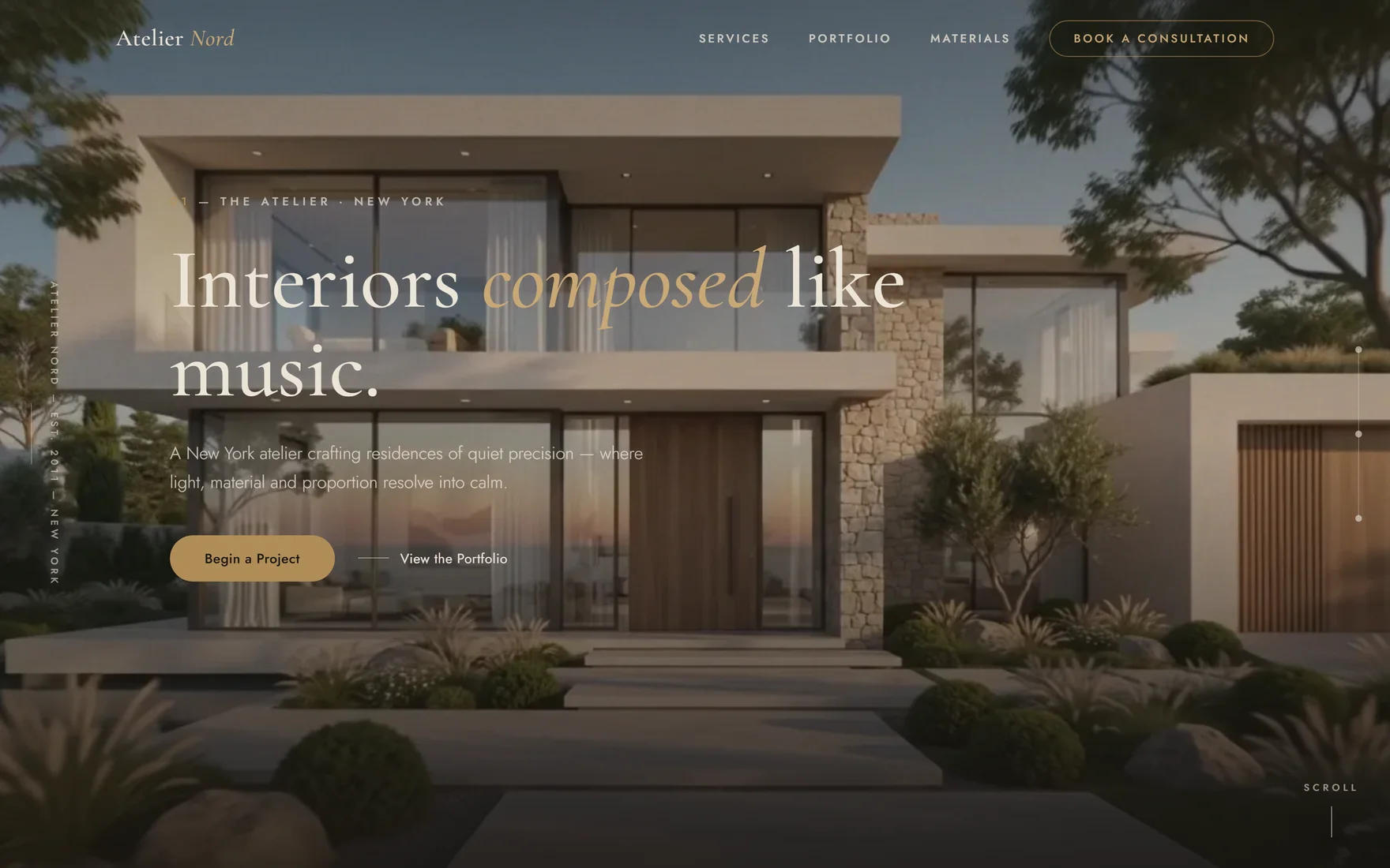 Atelier Nord homepage