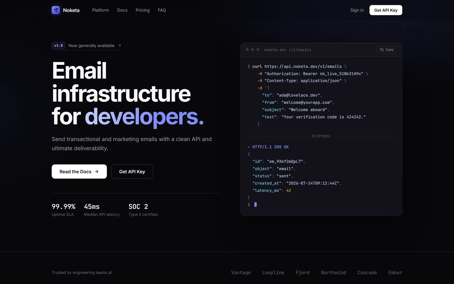 Noketa homepage